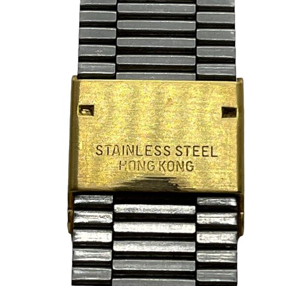 Elgin 2035 Men\'s Wristwatch Distressed Gold Tone Needs Battery Untested Vintage main image 11